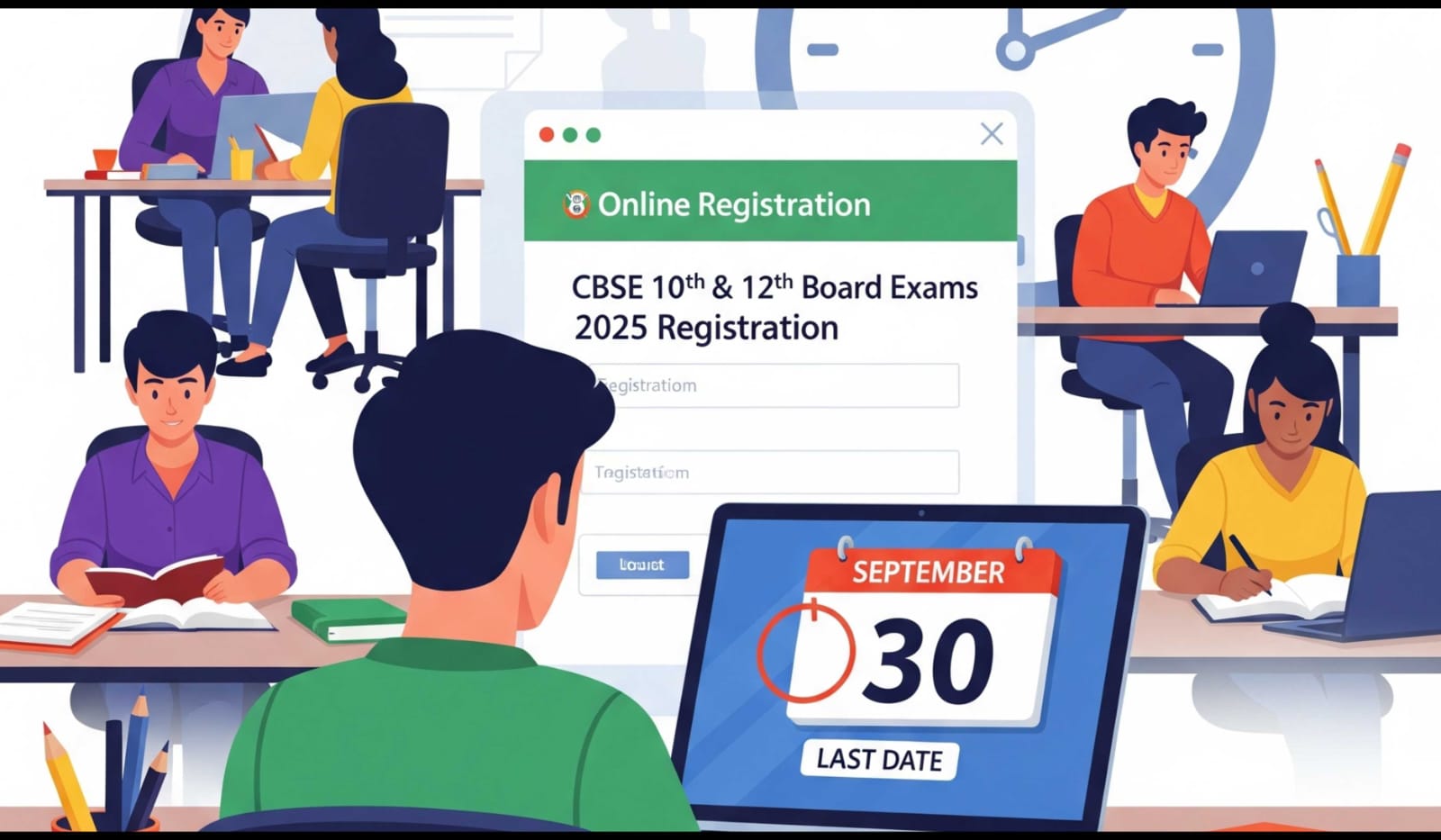 CBSE 10th & 12th Registration 2025
