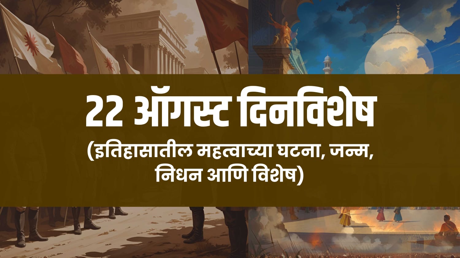 22 august dinvishesh in marathi