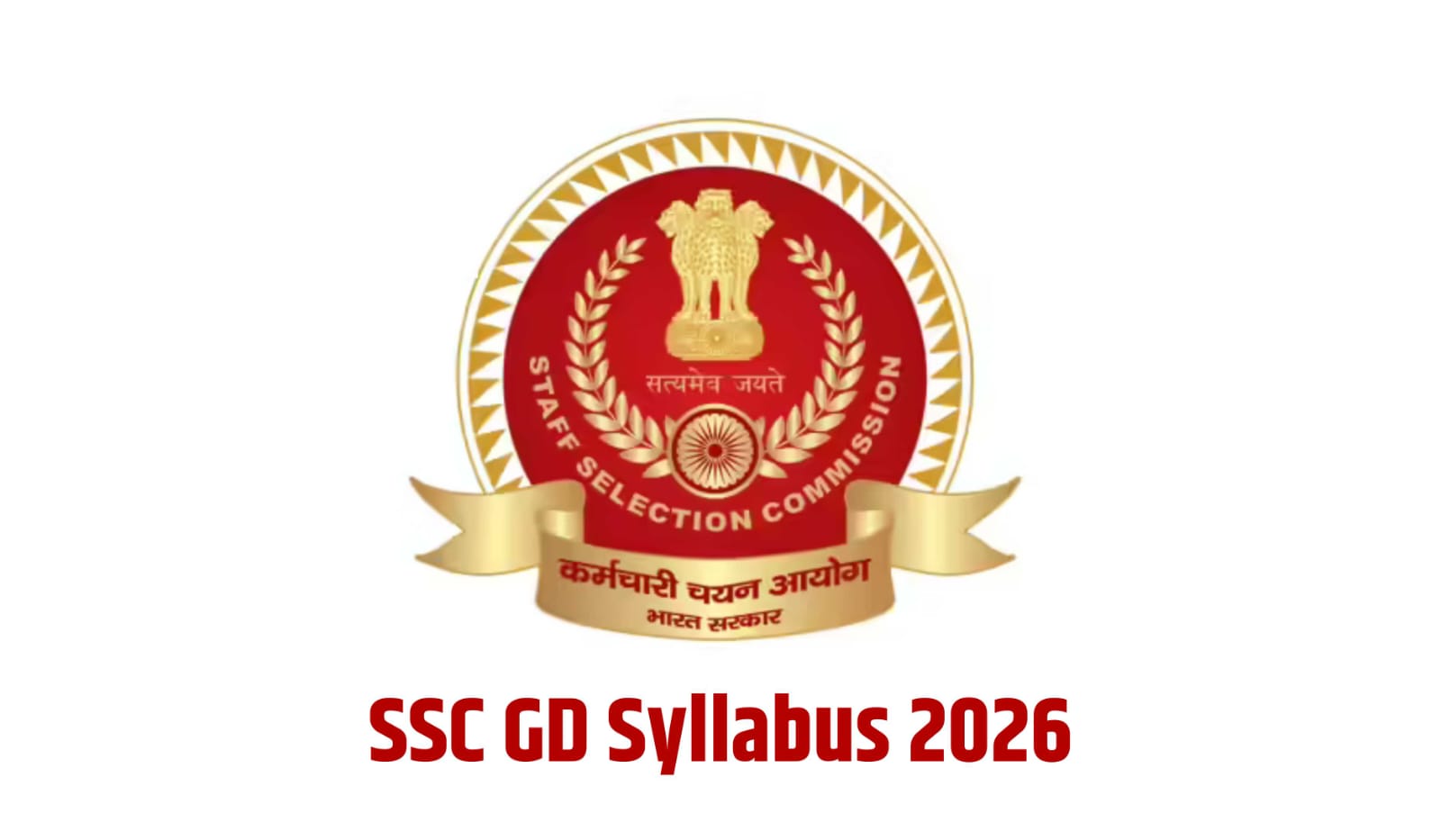 SSC GD Syllabus 2026