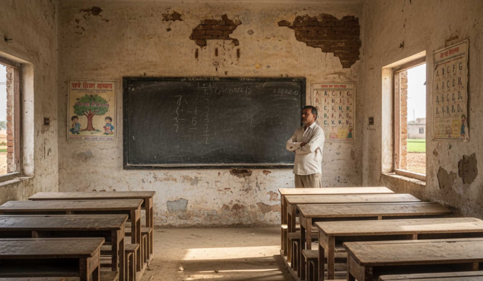 8000 Indian Schools Without Students