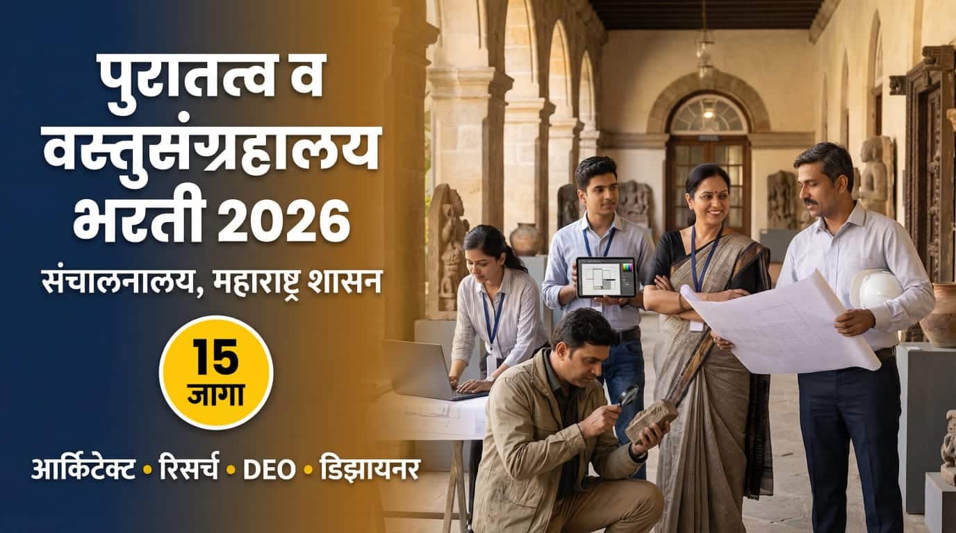 Directorate of Archaeology & Museums Bharti 2026