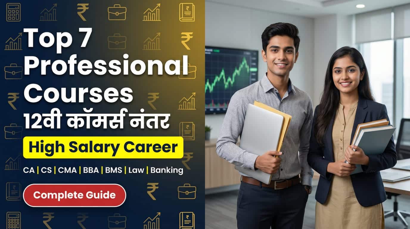 Top 7 Professional Courses After 12th Commerce