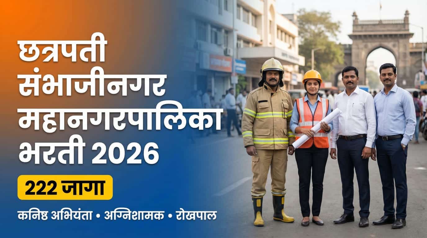 Chhatrapati Sambhajinagar Mahanagarpalika Bharti 2026