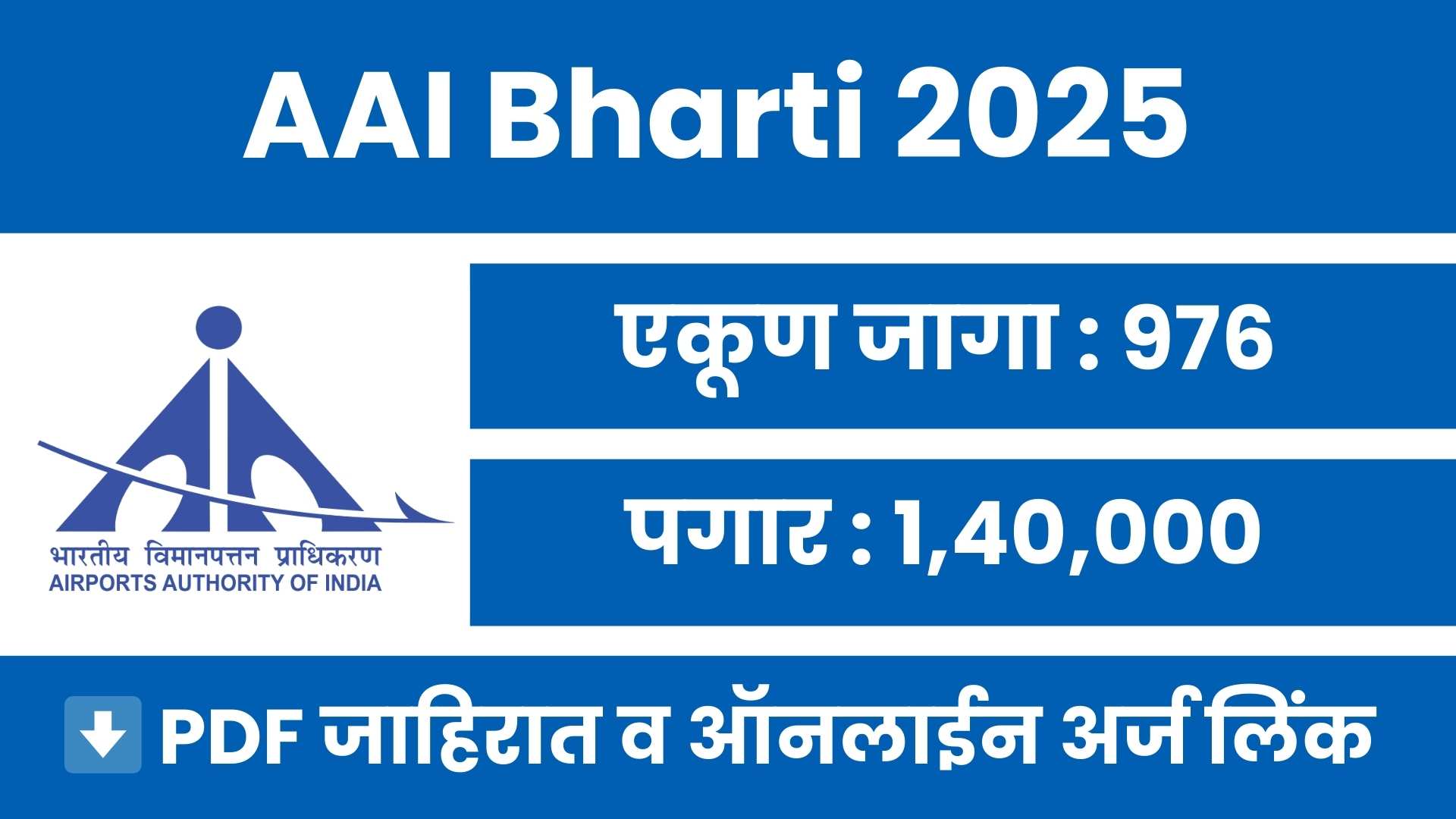 AAI Bharti 2025