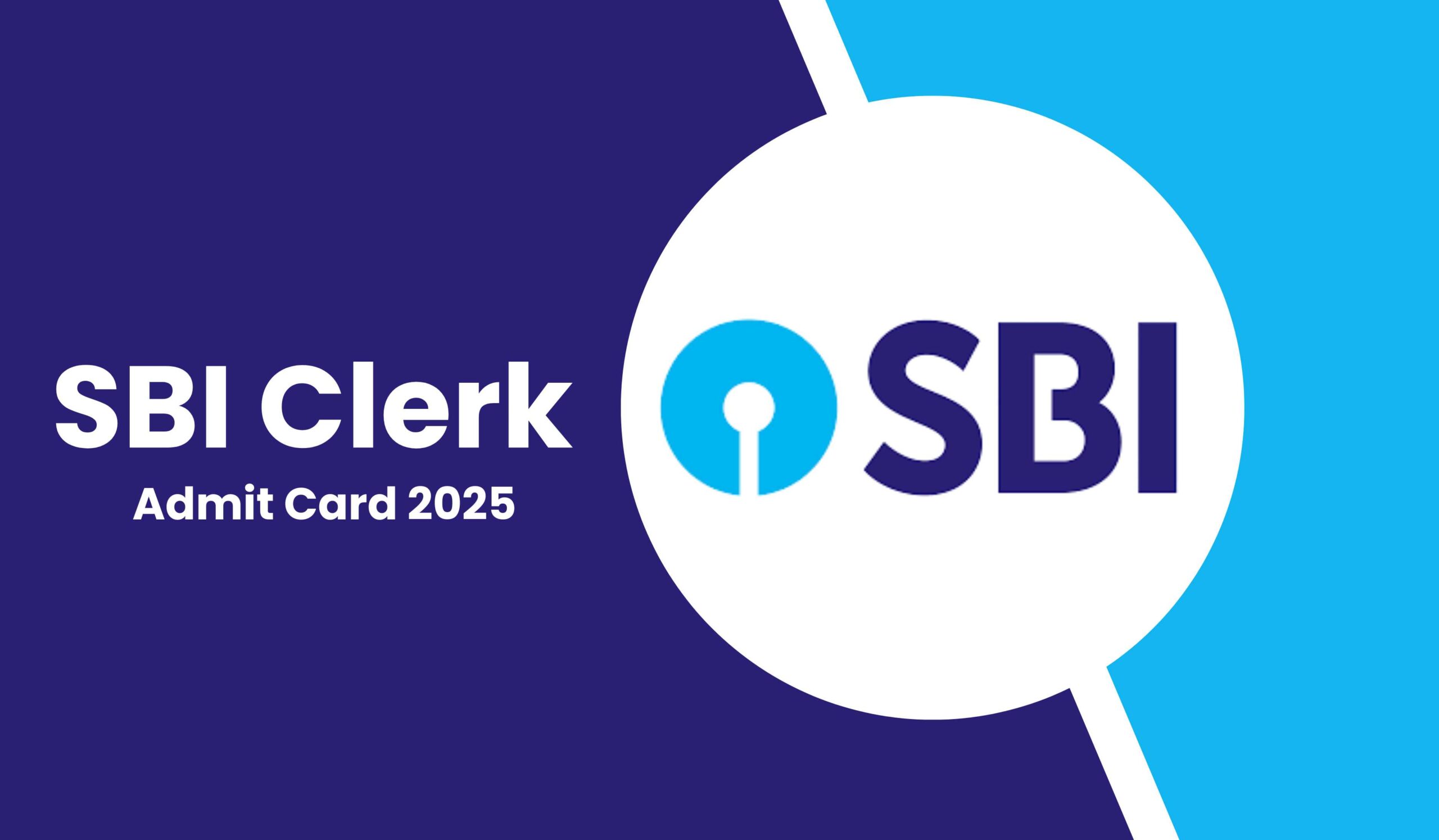 SBI Clerk Admit Card 2025