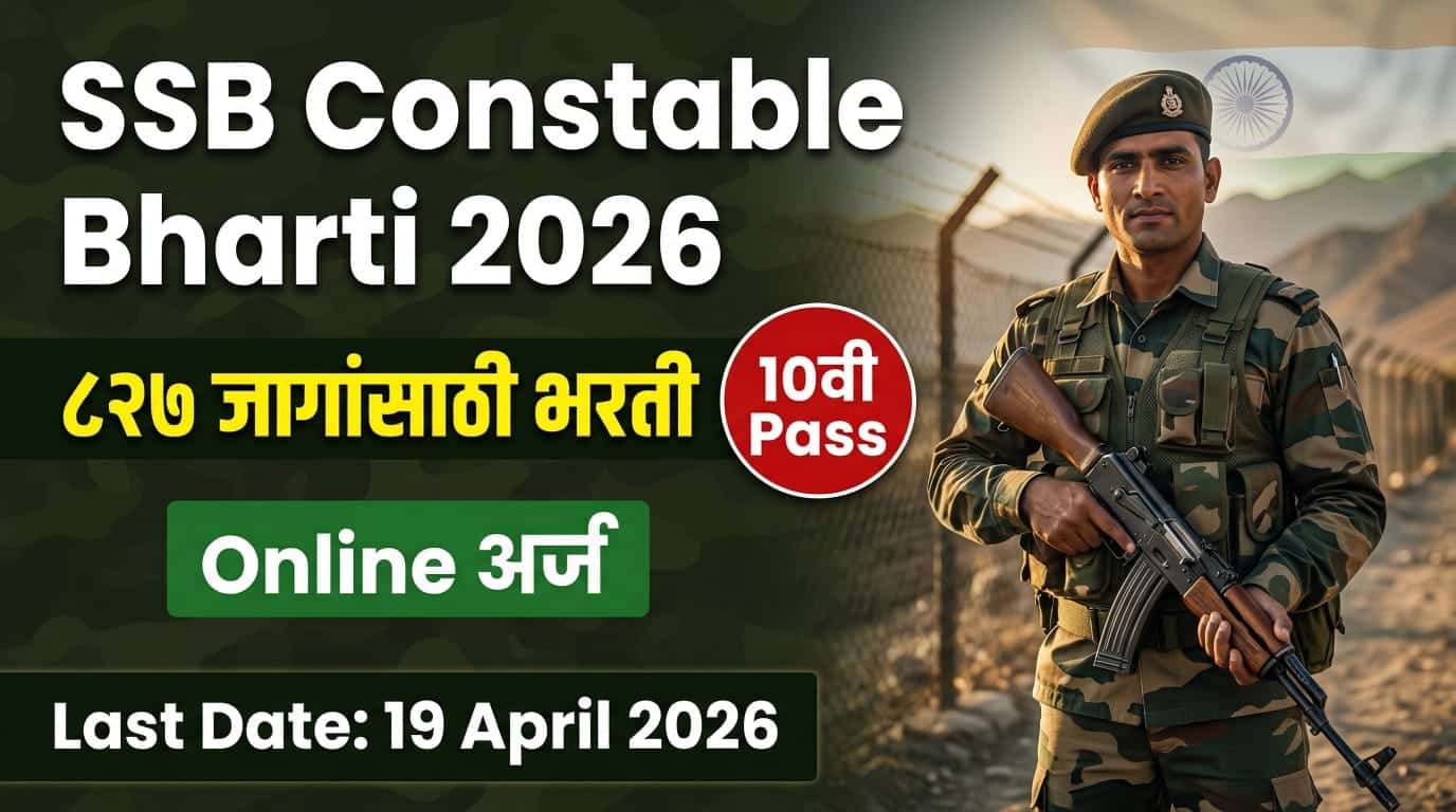 SSB Constable Bharti 2026