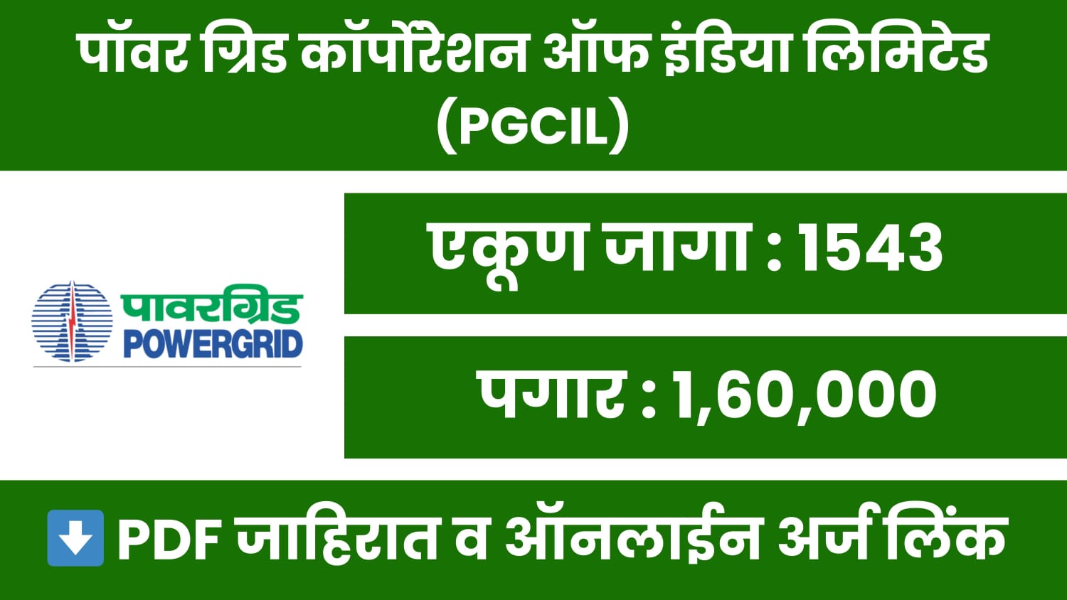 PGCIL Recruitment 2025