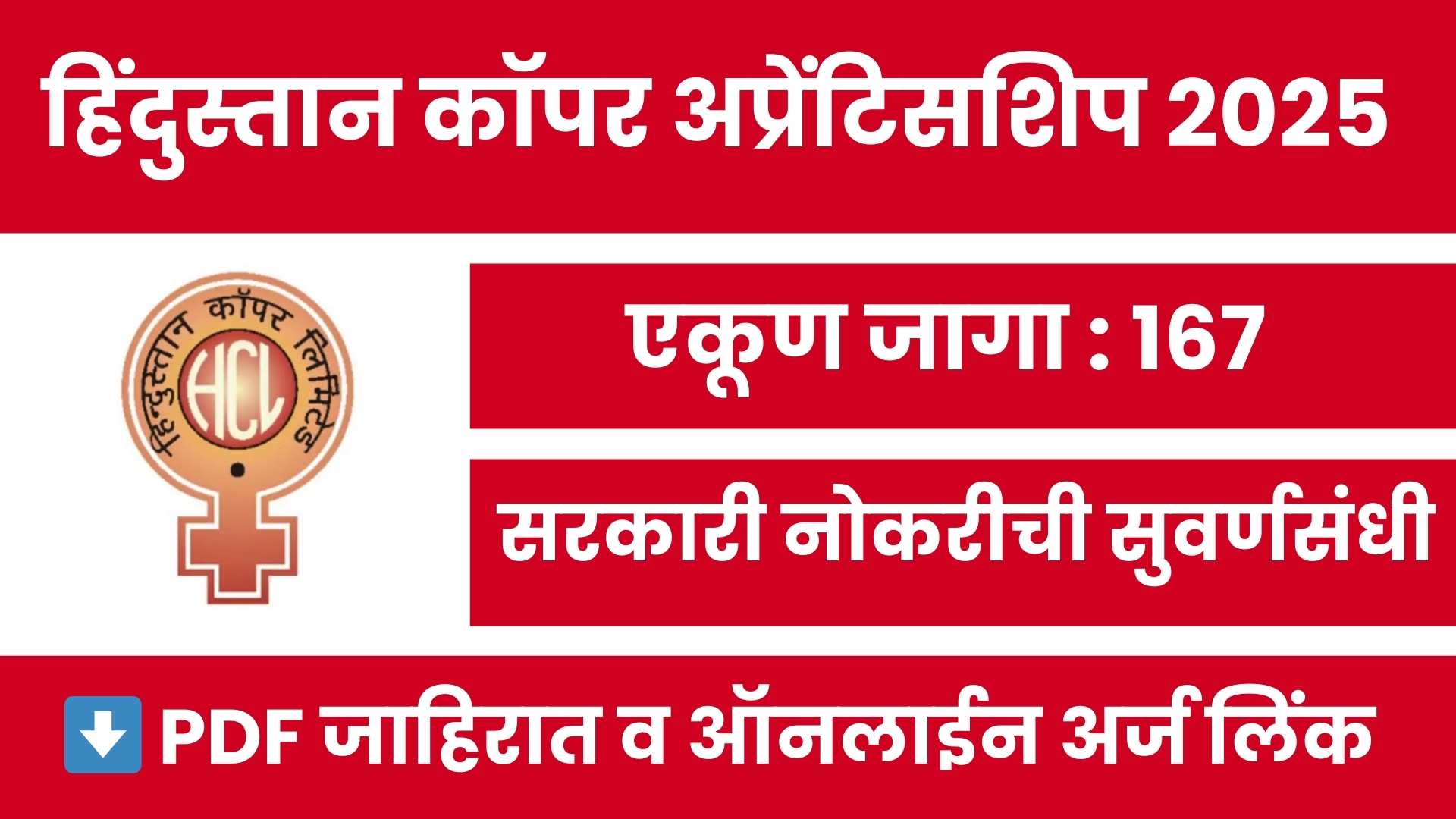 Hindustan Copper Apprenticeship 2025