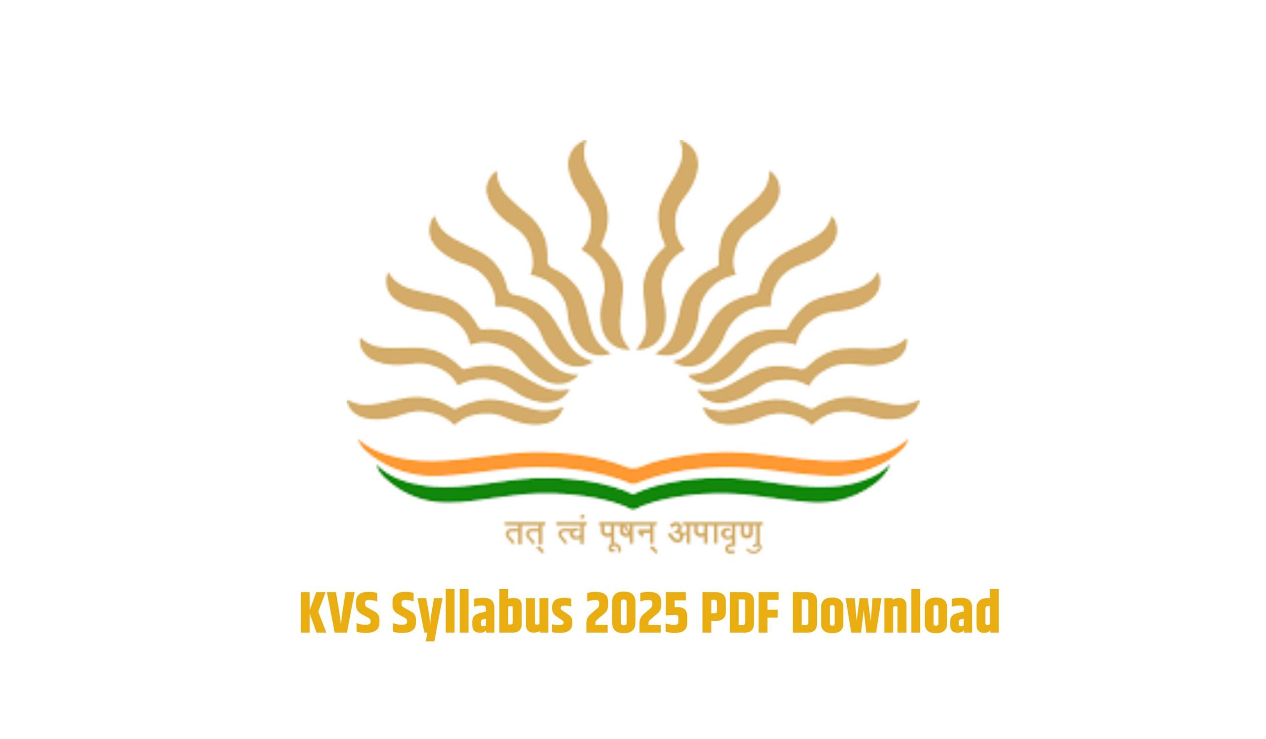 KVS Syllabus 2025 PDF Download