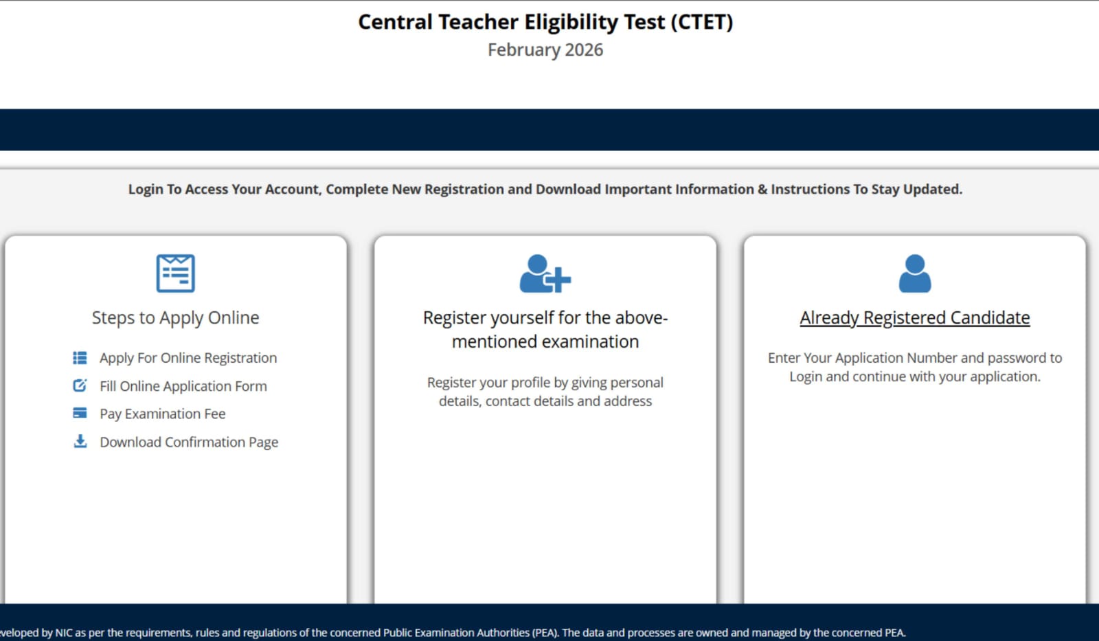 CTET Correction Window 2026