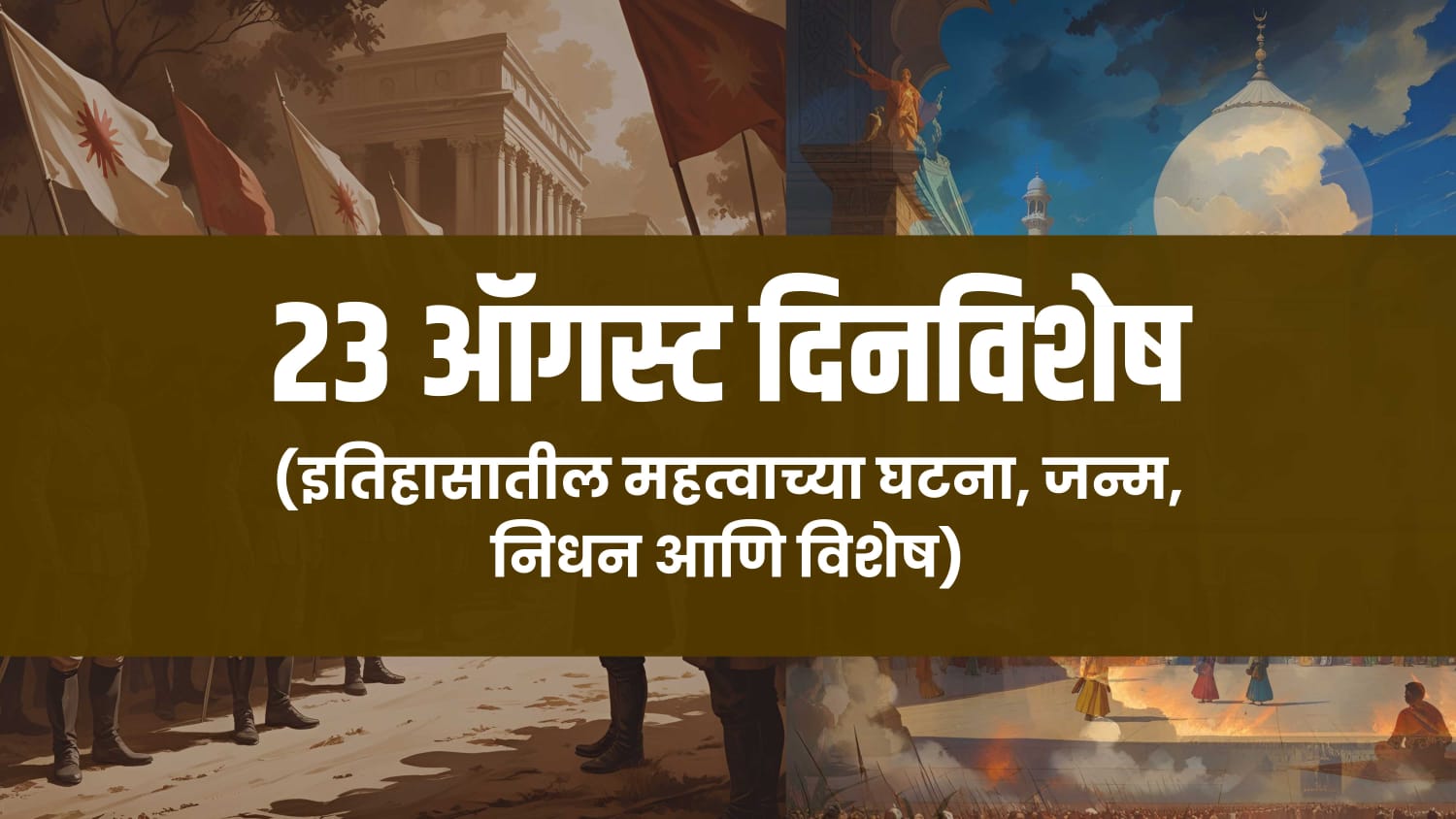 23 august dinvishesh in marathi
