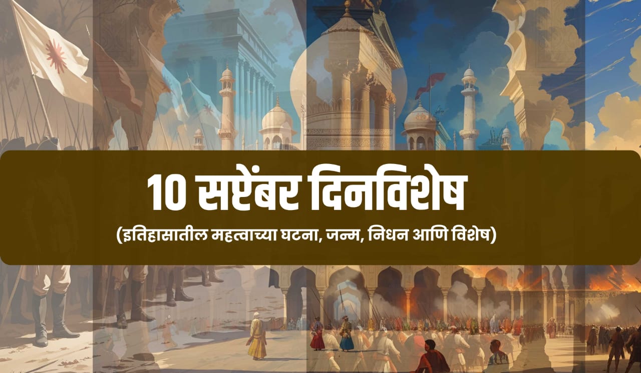 10 September dinvishesh in marathi