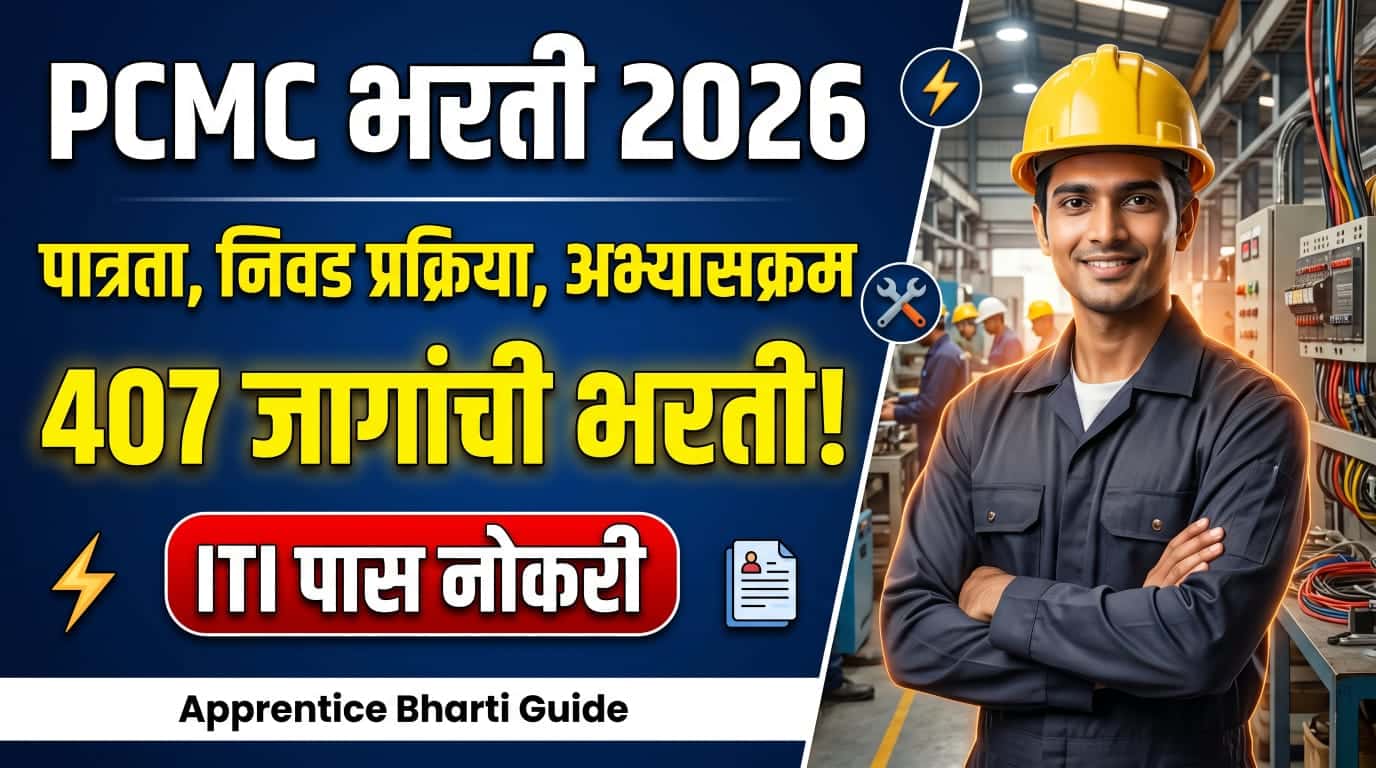 PCMC Apprentice Bharti 2026