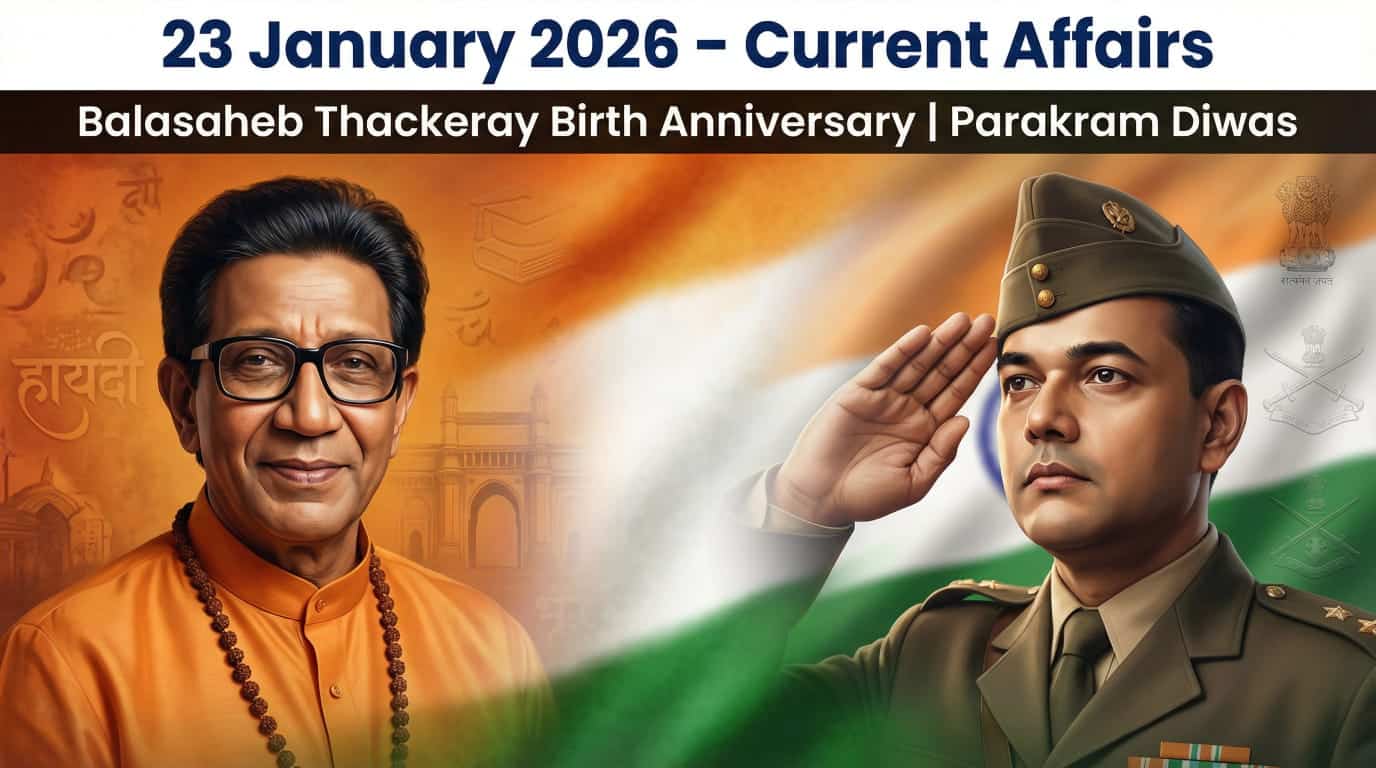 23 January 2026 Current Affairs
