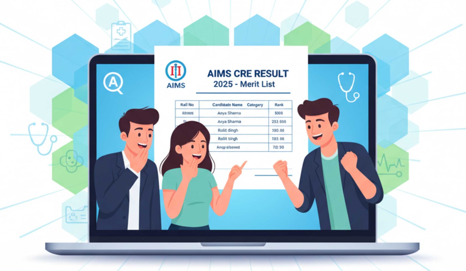 AIIMS Combined Recruitment Exam Result 2025 Out