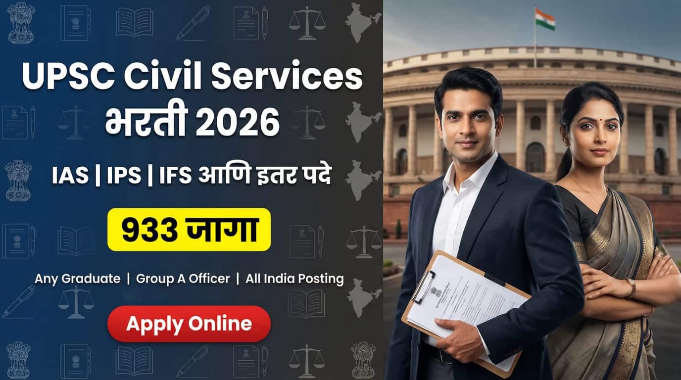 UPSC Civil Services Bharti 2026