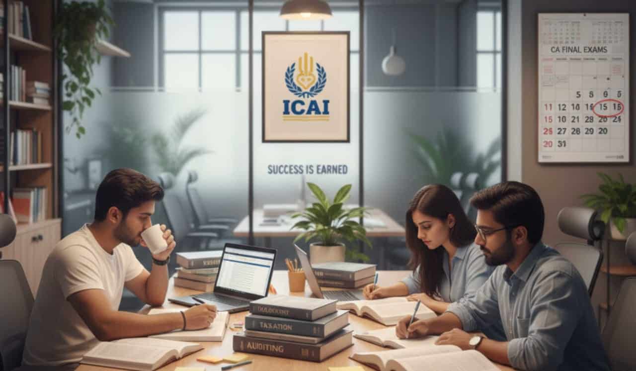 ICAI CA January 2026 Exam schedule