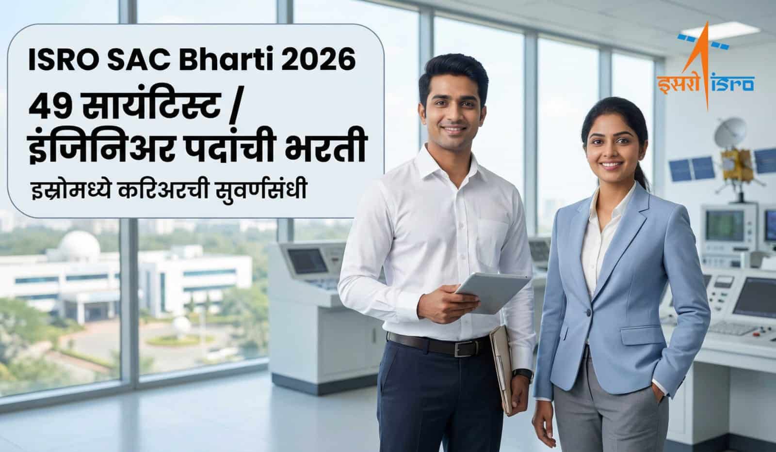 ISRO SAC Bharti 2026