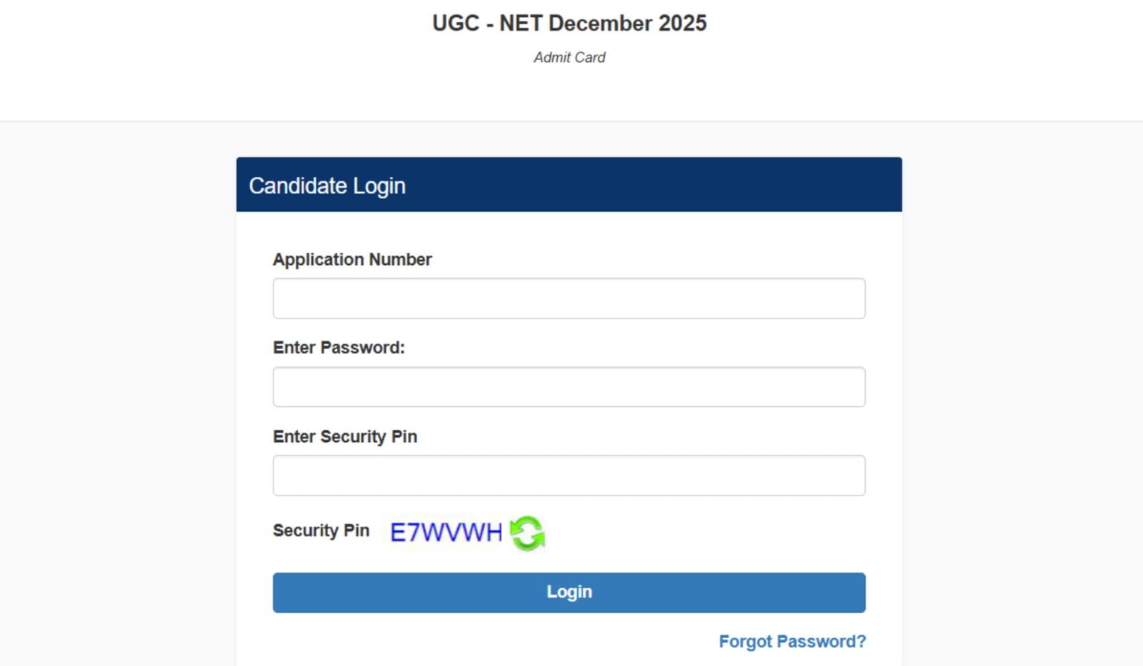 UGC NET December 2025 Admit Card Released