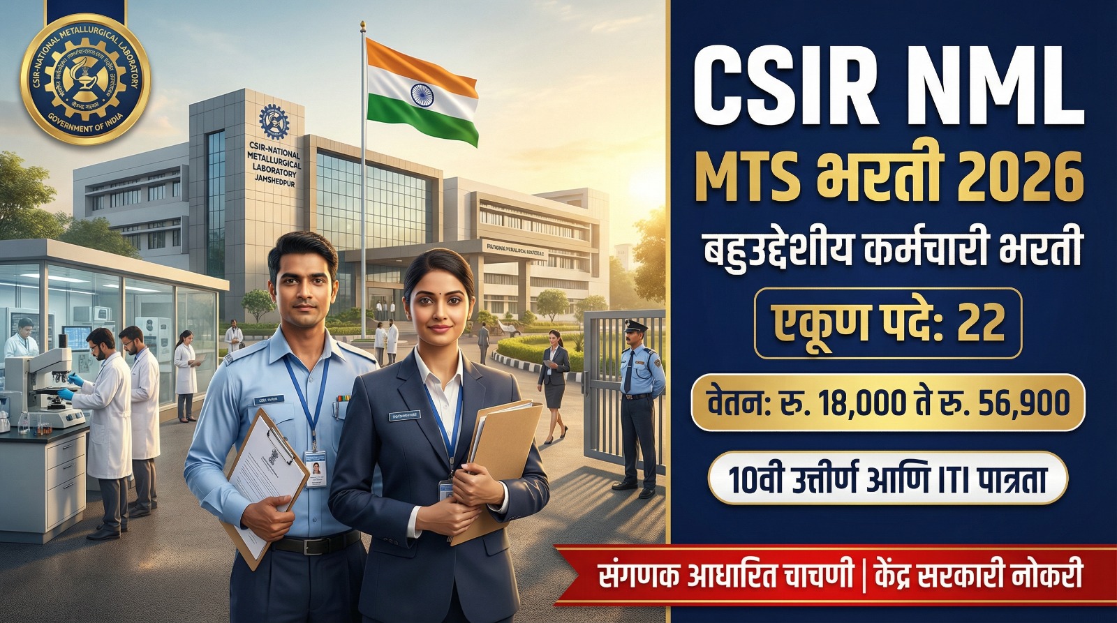 CSIR NML Bharti 2026
